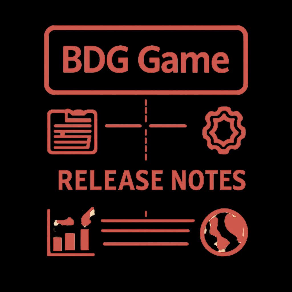 An educational diagram outlining the features of BDG Game Release Notes.