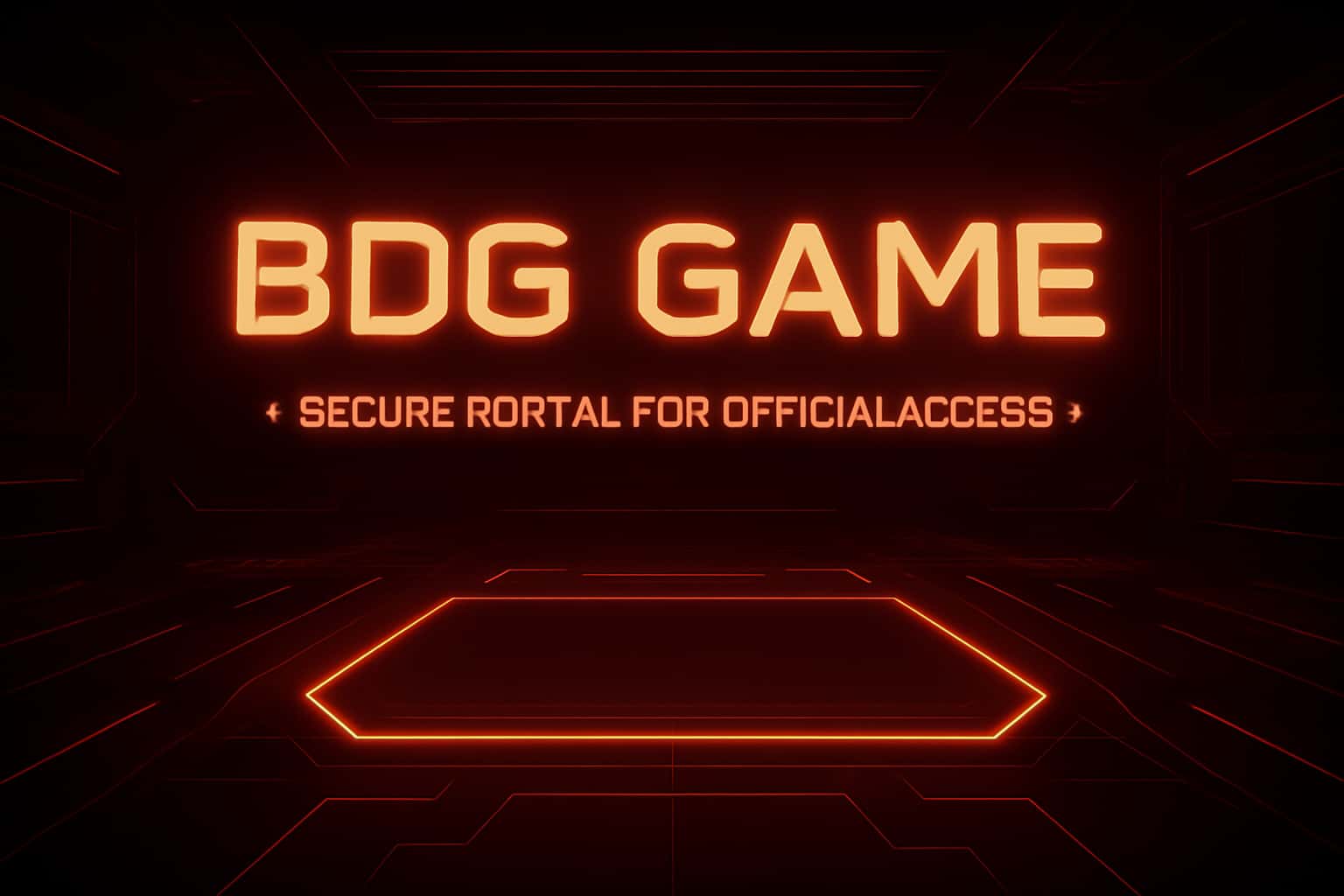 Futuristic gaming portal background